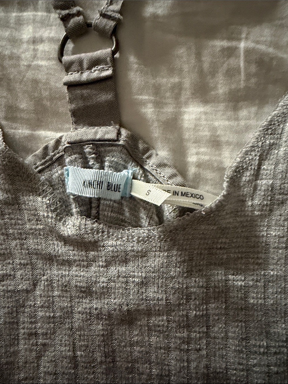 Kimchi Blue Gray Ribbed Racerback Camisole - Picture 2 of 5